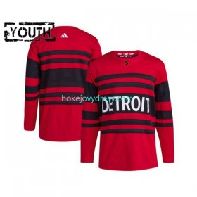 Dětské Hokejový Dres Detroit Red Wings Blank Adidas 2022-2023 Reverse Retro Červené Authentic